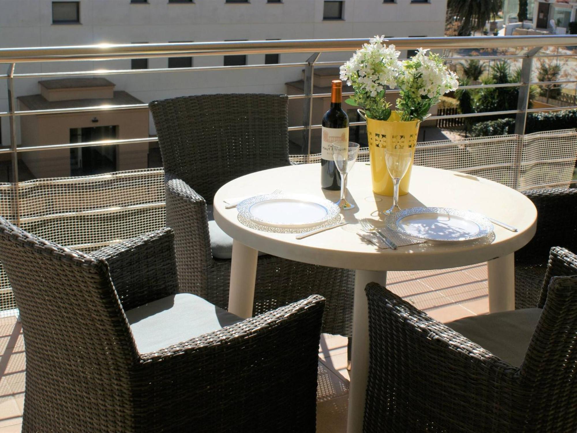 Apartamento En Roses A 2 Min De La Playa Con Vistas Al Mar Av-18 ジローナ エクステリア 写真